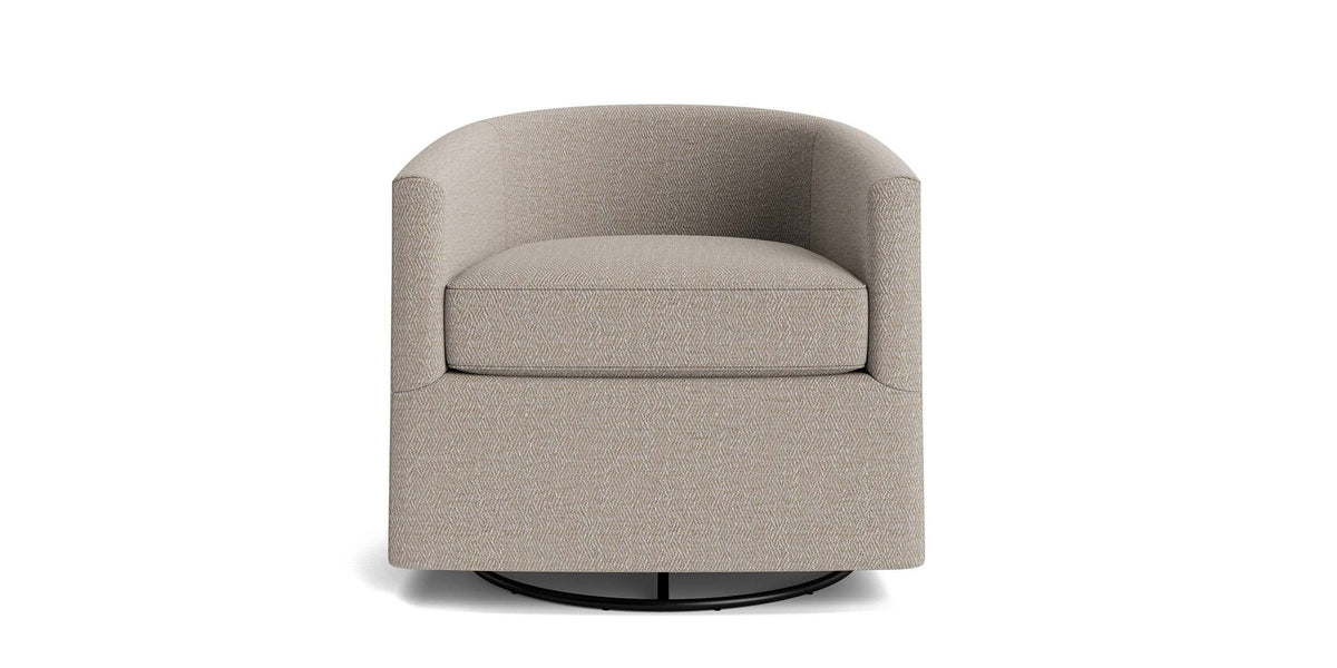 Maxwell Barrel Back Accent Chair, Stationary or Swivel Glider