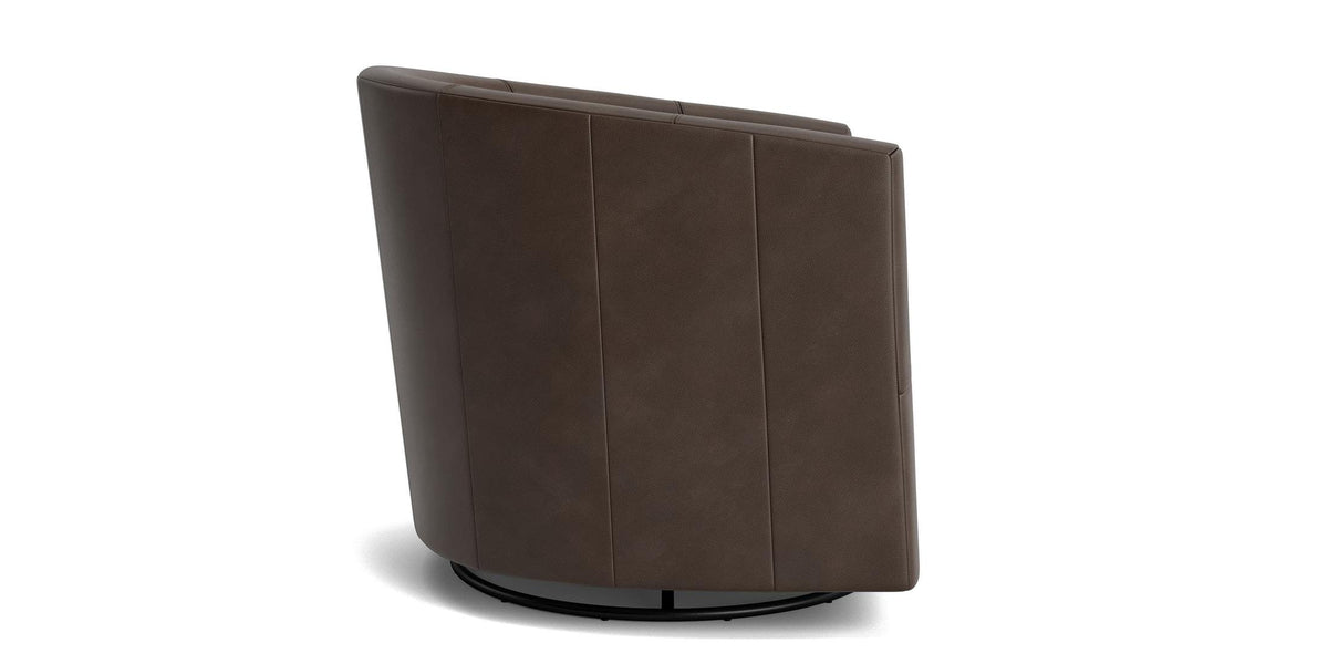 Maxwell Barrel Back Accent Chair, Stationary or Swivel Glider