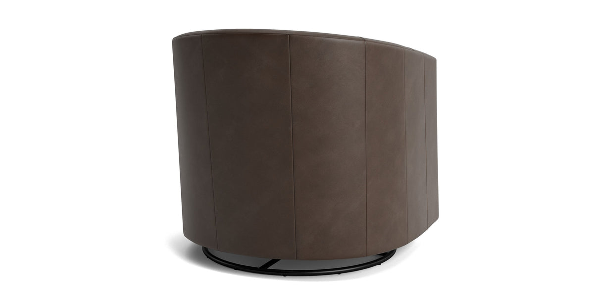 Maxwell Barrel Back Accent Chair, Stationary or Swivel Glider