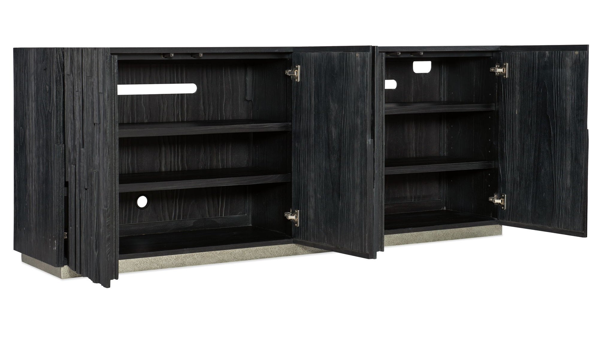 Chapman - Shou Sugi Ban Entertainment Console - Black