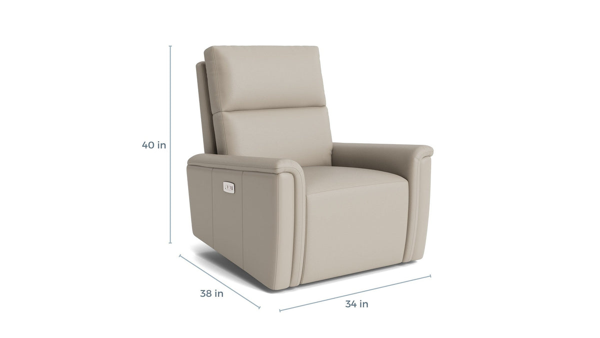 Harris Pad Arm Power Recliner