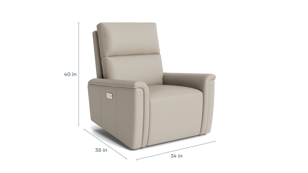 Harris Pad Arm Power Recliner