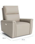 Harris Pad Arm Power Recliner