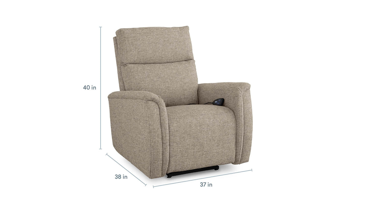 Harris Pad Arm Lay Flat Power Lift Recliner