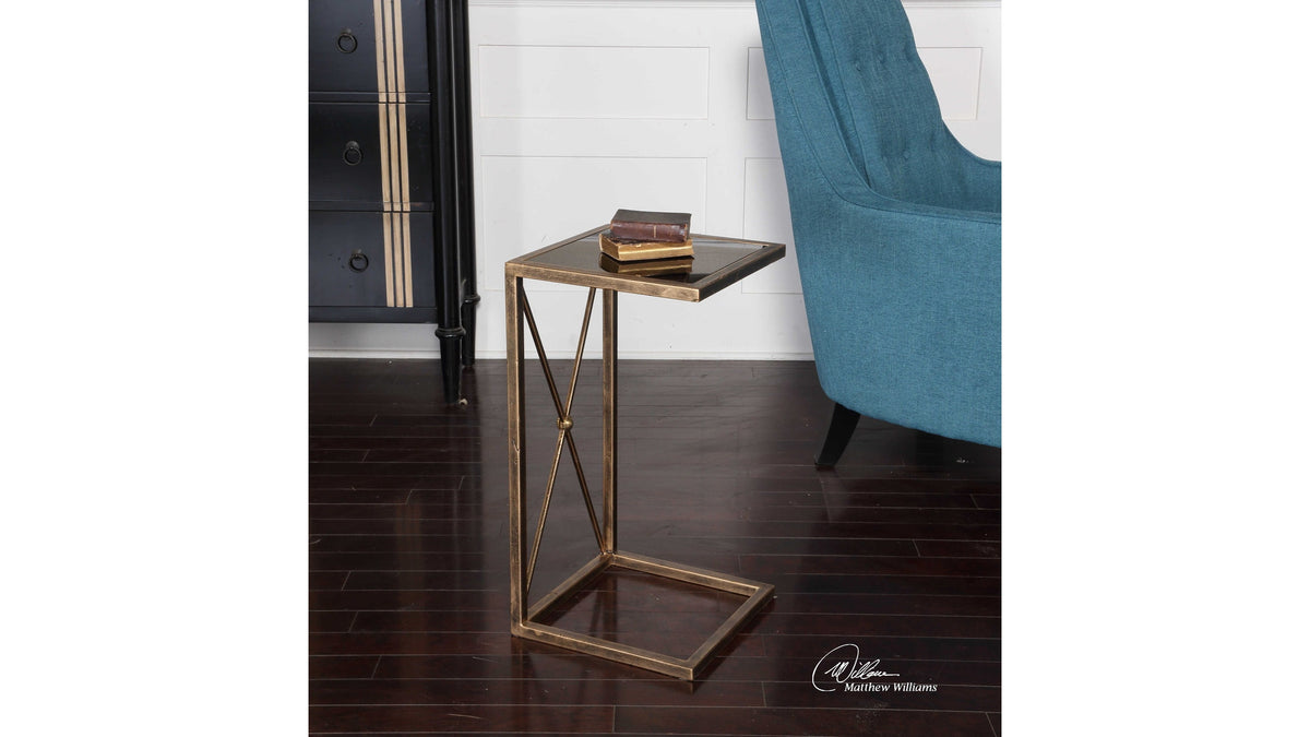 Zafina - Accent Table - Gold
