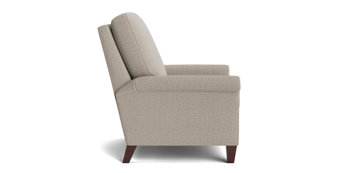 Thompson Panel Arm Accent Chair, Stationary or Swivel Glider