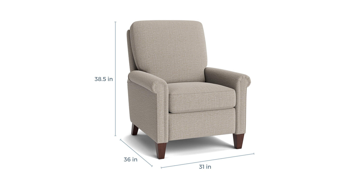 Thompson Panel Arm Accent Chair, Stationary or Swivel Glider