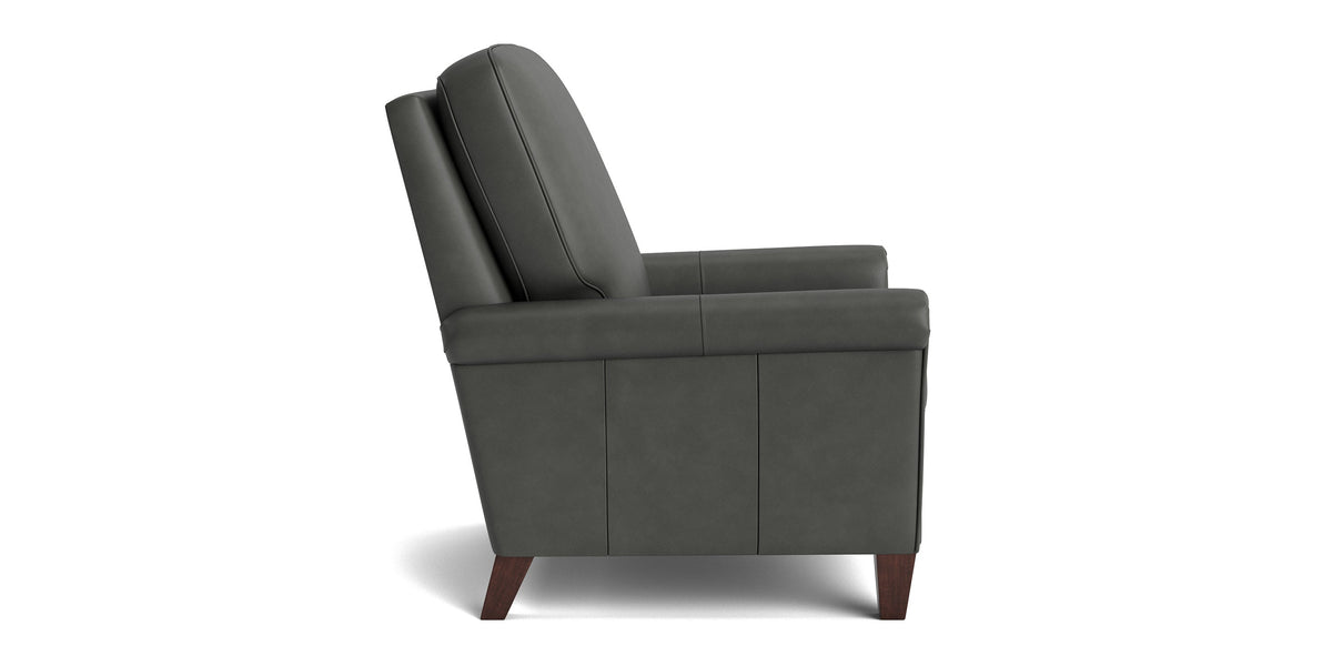 Thompson Panel Arm Accent Chair, Stationary or Swivel Glider