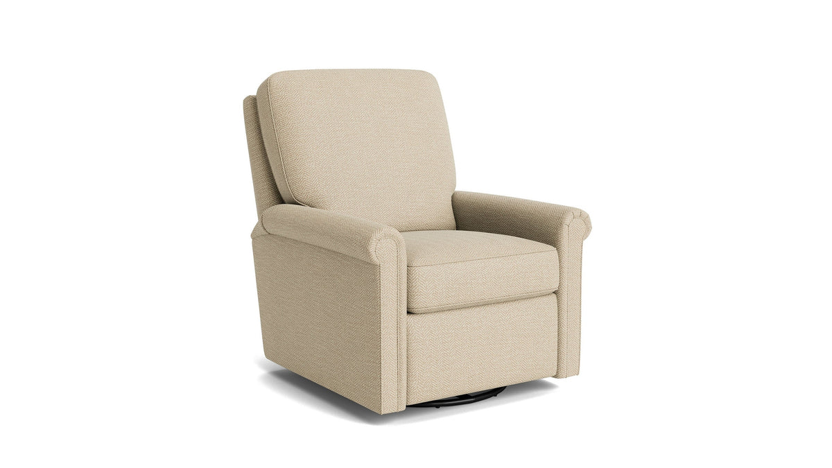 Thompson Panel Arm Swivel Glider Chair