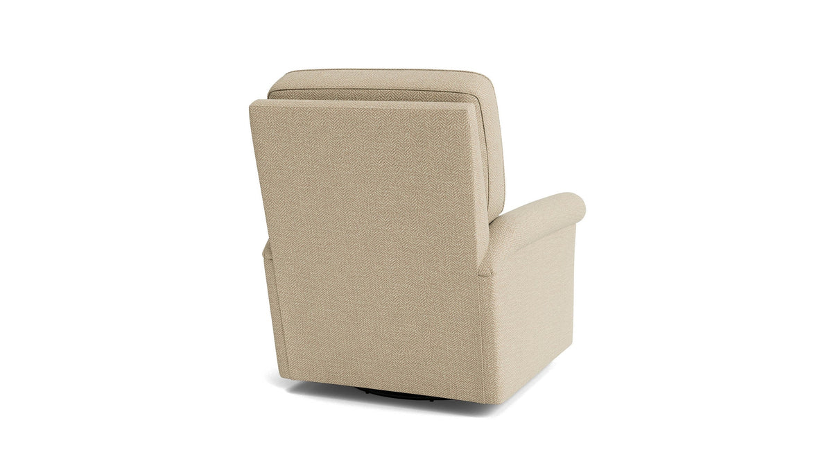 Thompson Panel Arm Swivel Glider Chair