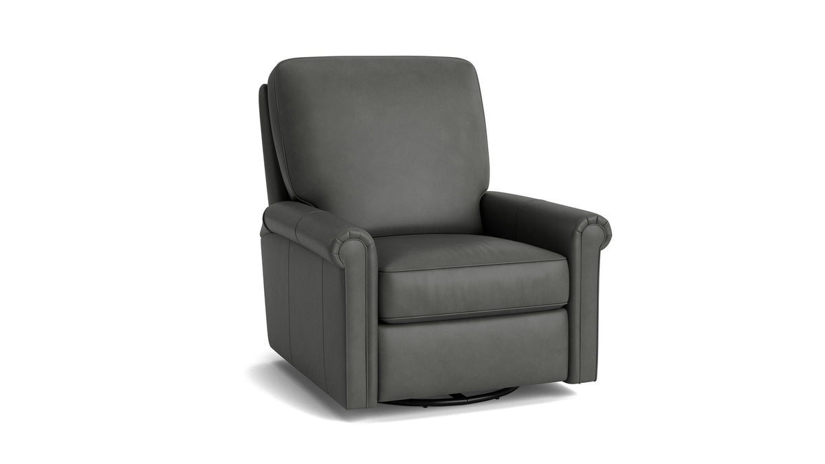 Thompson Panel Arm Swivel Glider Chair