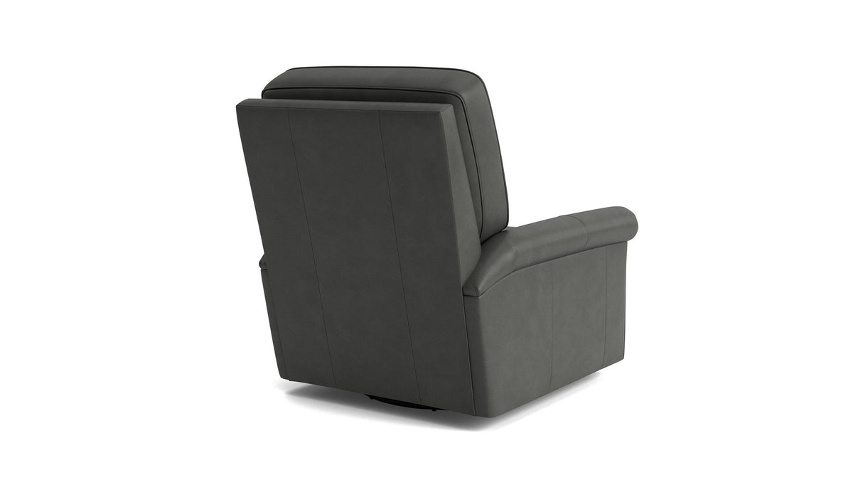 Thompson Panel Arm Swivel Glider Chair