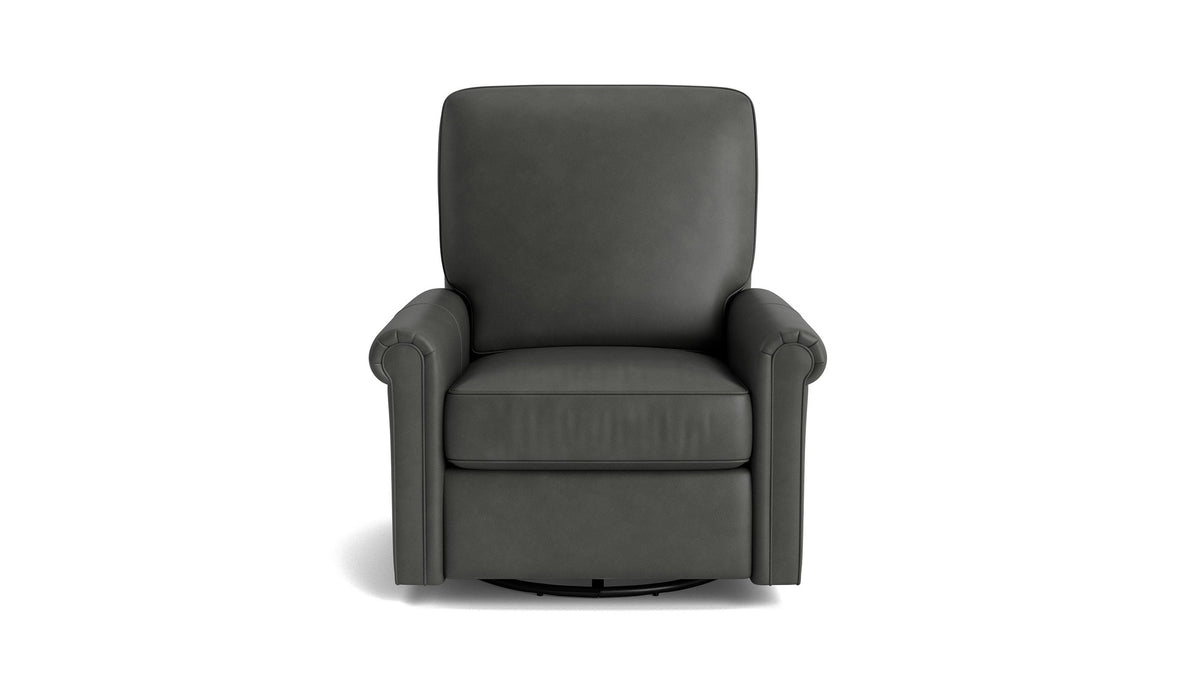 Thompson Panel Arm Swivel Glider Chair
