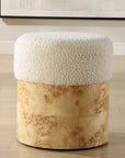 Swirls - Ottoman - Poplar Ivory