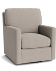 Trent Thin Track Arm Accent Chair, Stationary or Swivel Glider