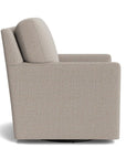 Trent Thin Track Arm Accent Chair, Stationary or Swivel Glider