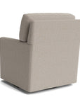 Trent Thin Track Arm Accent Chair, Stationary or Swivel Glider