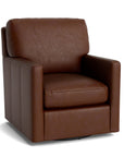 Trent Thin Track Arm Accent Chair, Stationary or Swivel Glider