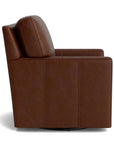 Trent Thin Track Arm Accent Chair, Stationary or Swivel Glider