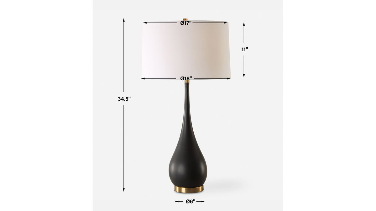 Nocturnal - Black Table Lamp