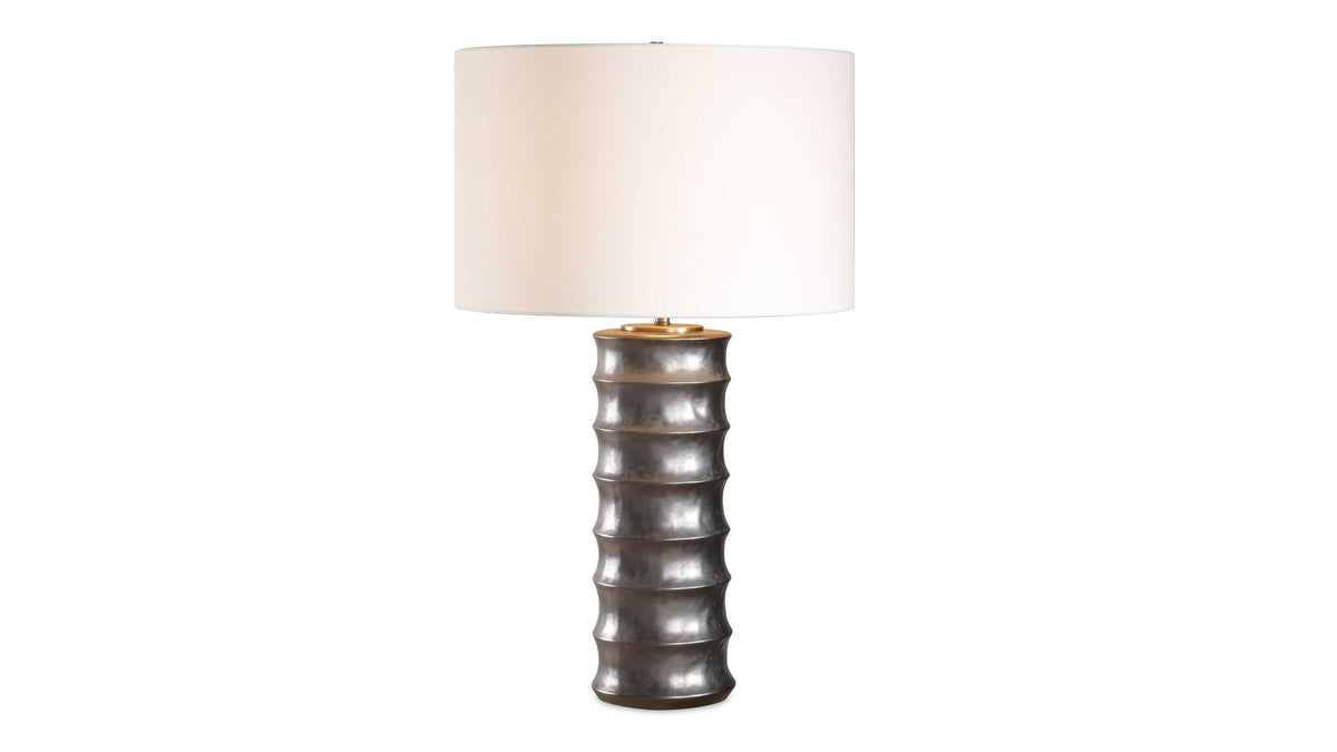 Corvair - Scalloped Table Lamp - Bronze