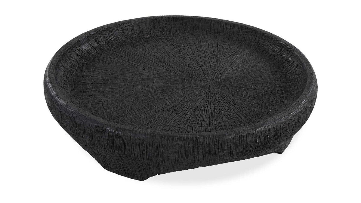 Resonance - Indoor-Outdoor Resin Bowl - Black
