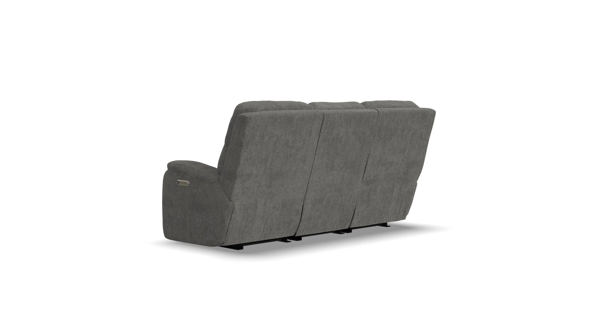 Penn - Transitional Fabric Power Reclining Sofa With Power Headrests & Lumbar