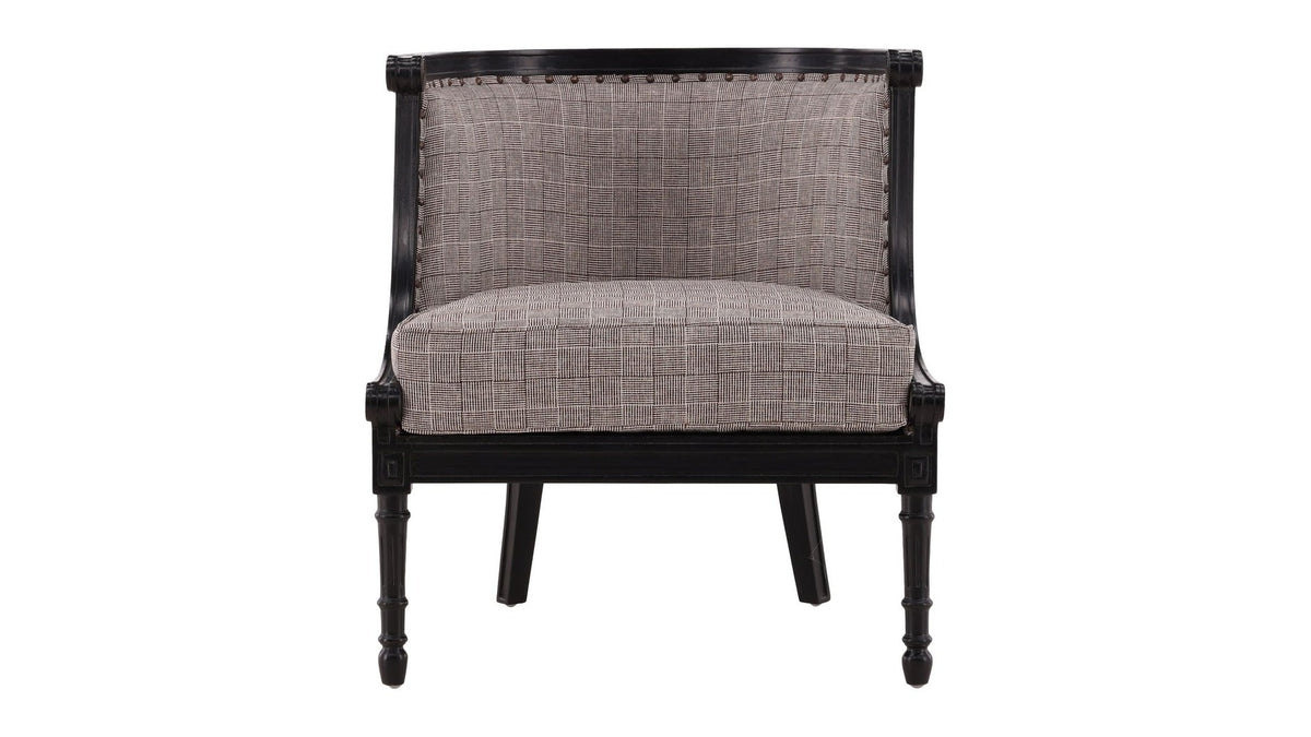 Patterson - Club Chair - Black / Gray