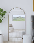 Crosley - Arch Mirror - Antique Brass
