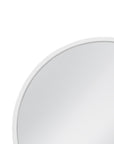 Cyprus - Wall Mirror - Glossy White