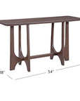 Dunnigan - Oak Console - Brown
