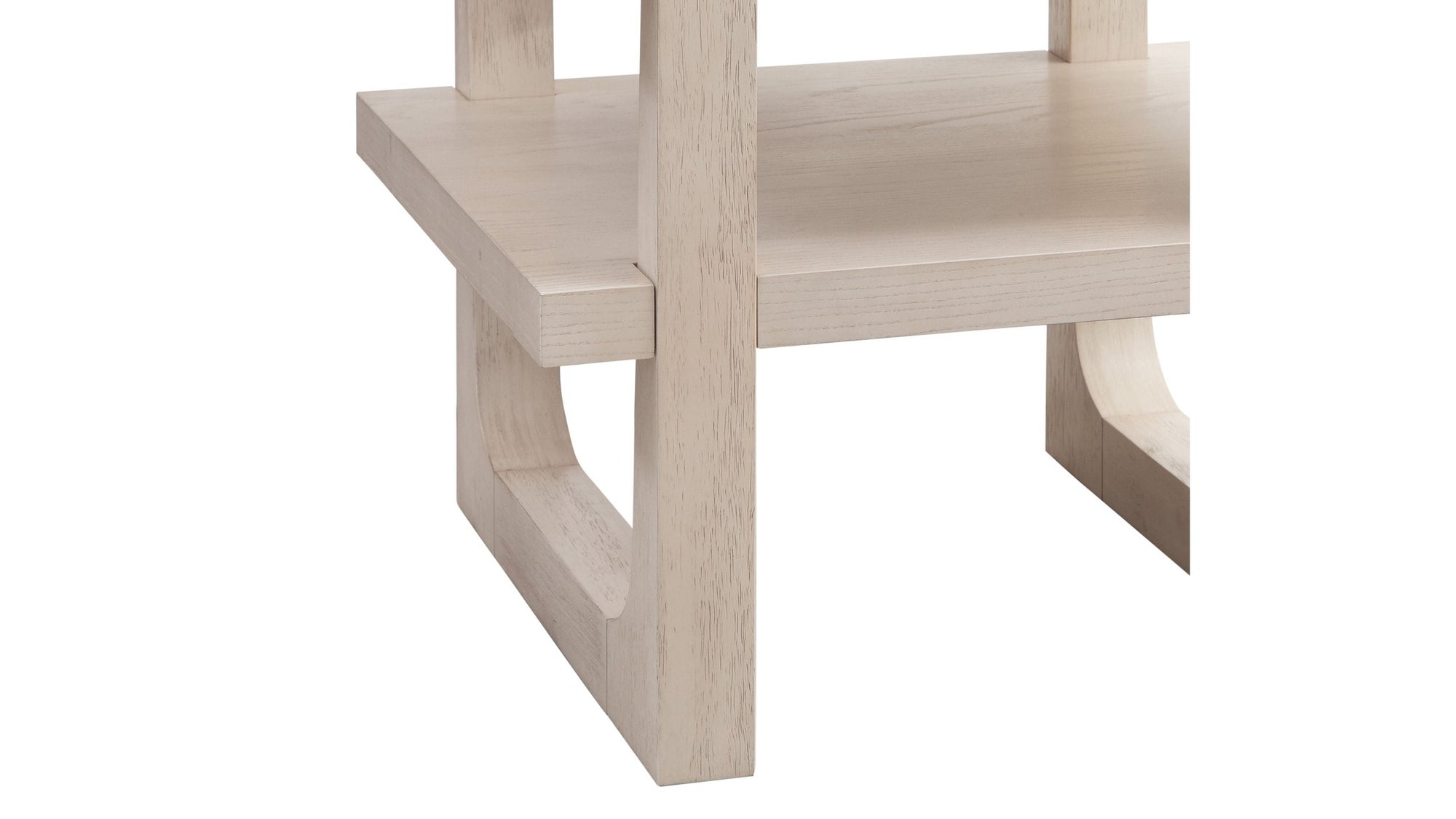 Newport - Rectangle End Table - White