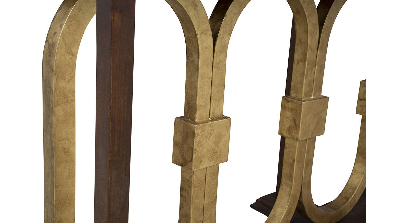 Everly - Console - Dark Brown / Gold