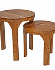 Paige - Bunching Accent Table - Natural Mango