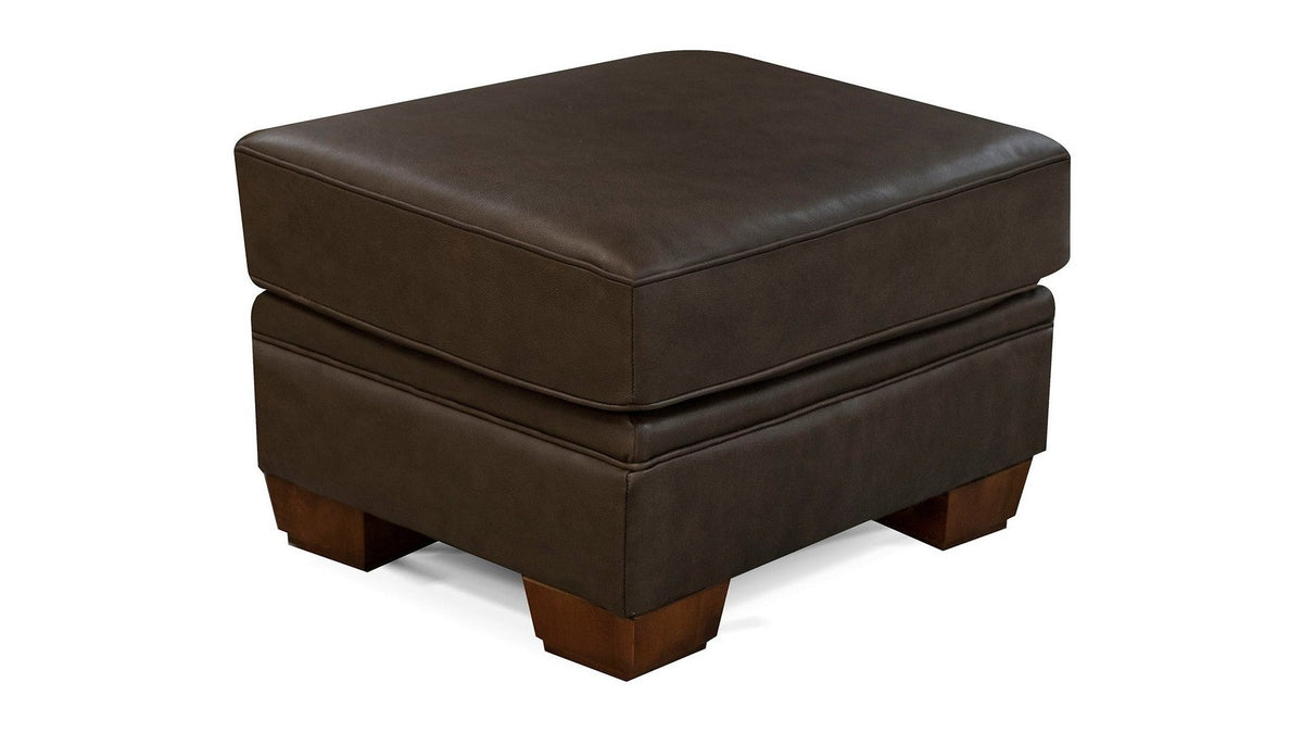 Monroe - Leather Ottoman