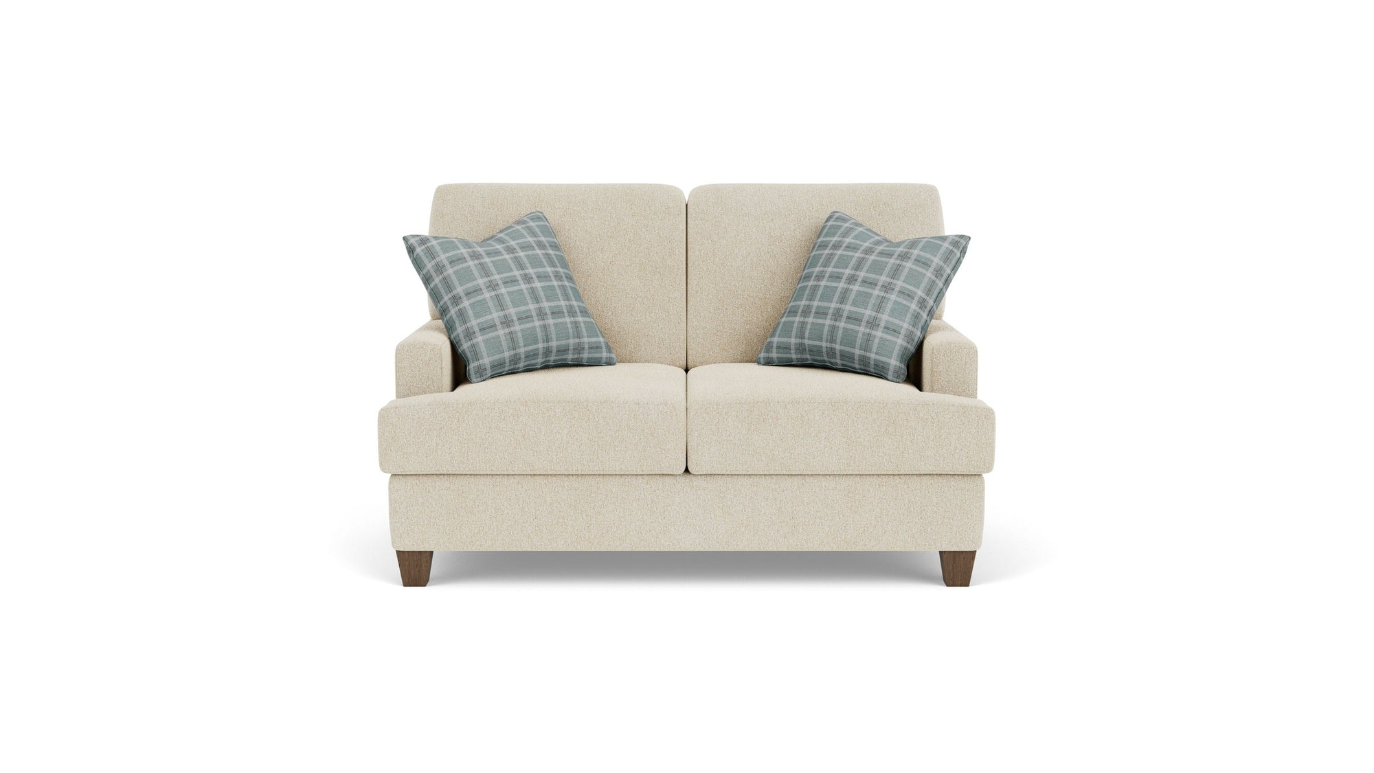 Moxy - Fabric Loveseat, T-Shaped Seat Cushion