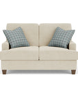 Moxy - Fabric Loveseat, T-Shaped Seat Cushion
