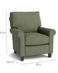 Oswell Roll Arm Accent Chair
