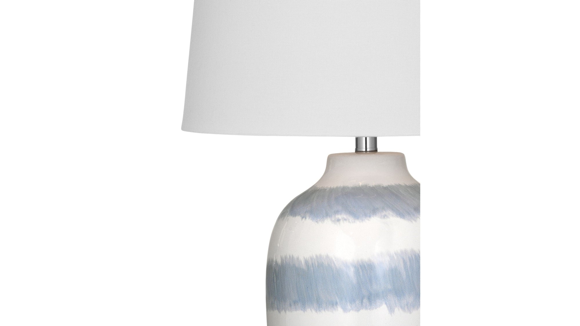 Harper - Table Lamp - White / Blue