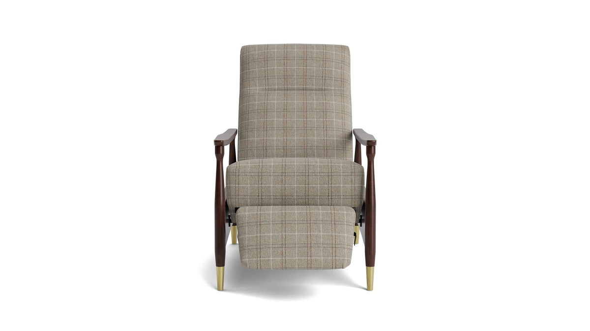 Maris Manual Recliner with Wood Frame