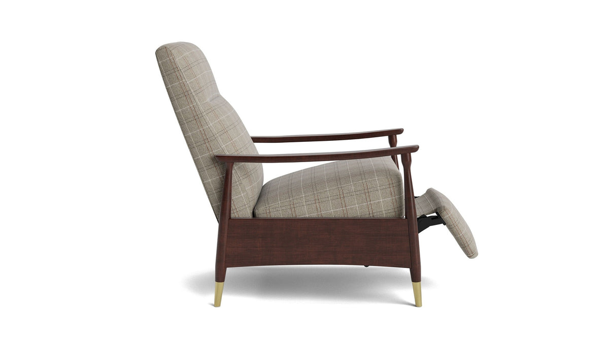 Maris Manual Recliner with Wood Frame