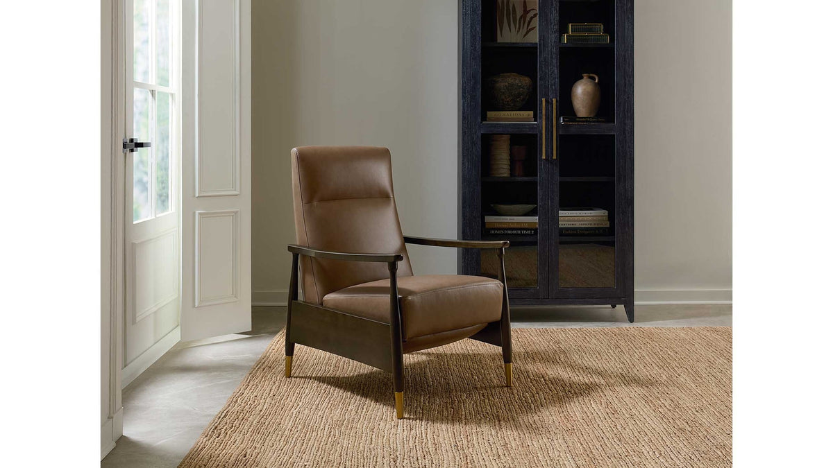 Maris Manual Recliner with Wood Frame
