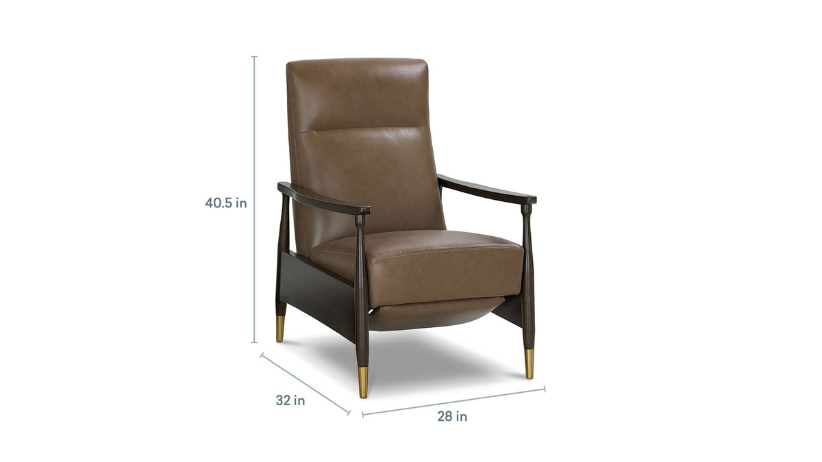 Maris Manual Recliner with Wood Frame