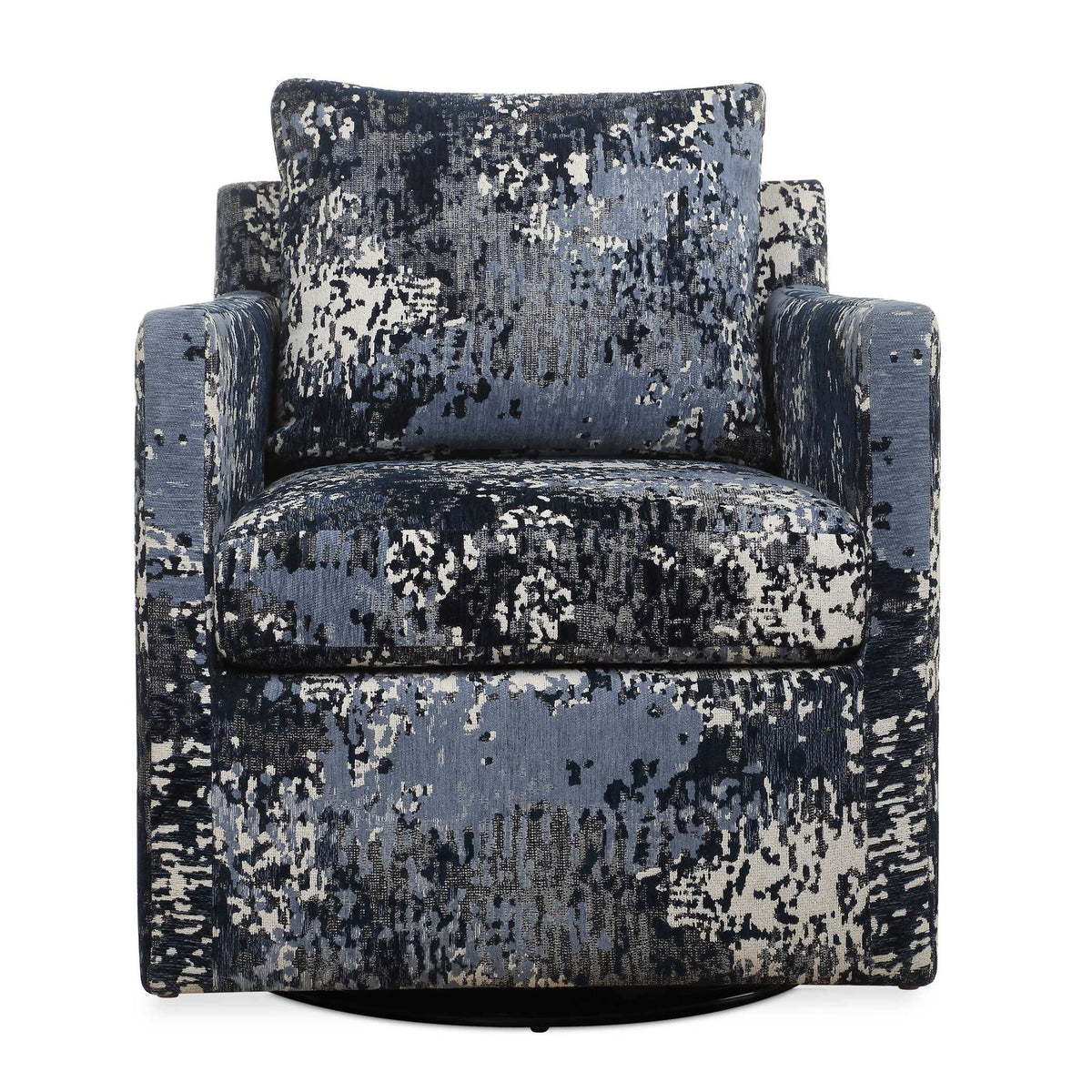Tisdell - Patterned Swivel/Glider - Blue