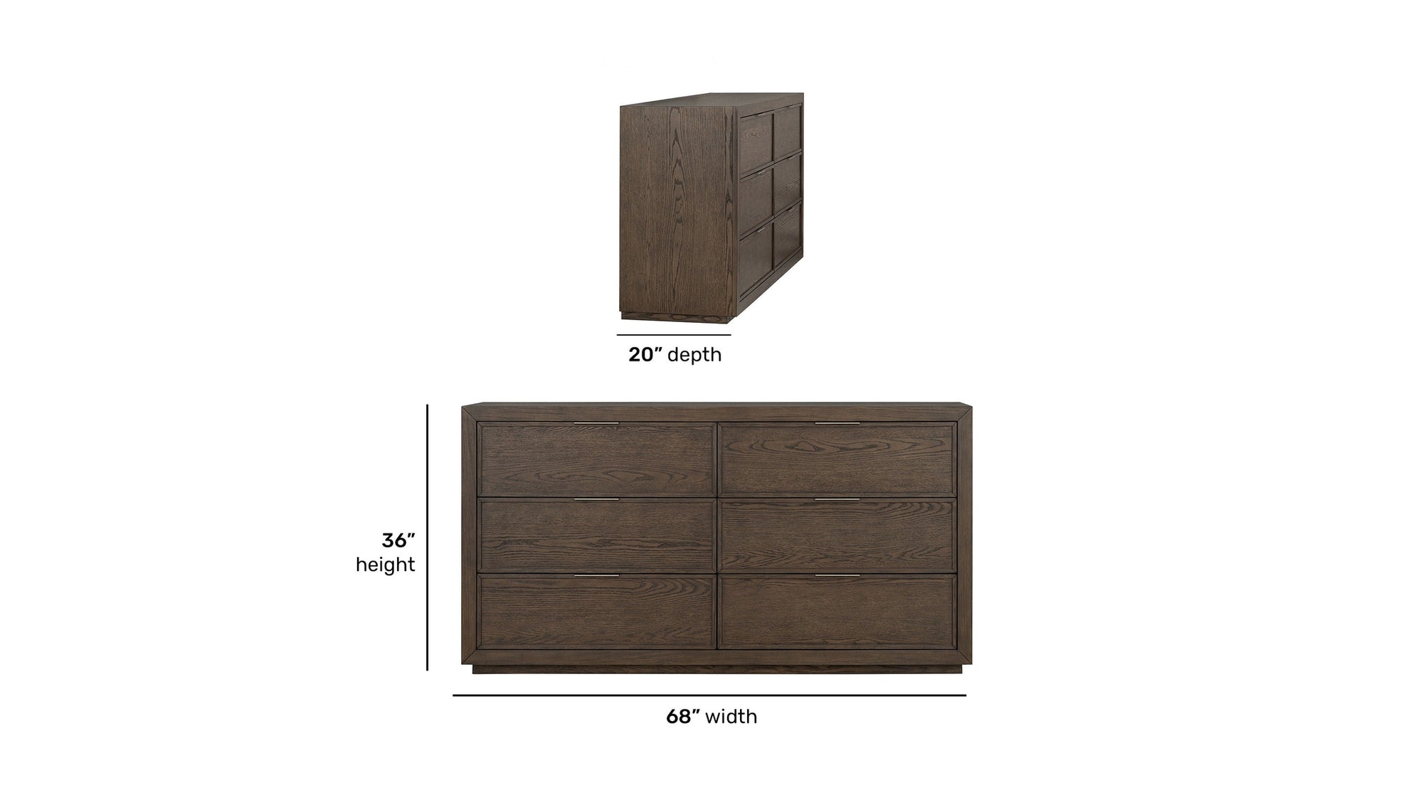 Athens - Dresser - Dark Brown