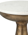 Torin - Drink Table - Gold / White