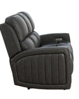 Pierce - Power Sofa With Power Recline, Power Headrest Drop Down Table With Two Cup Holders -Zero Gravity, Lumbar