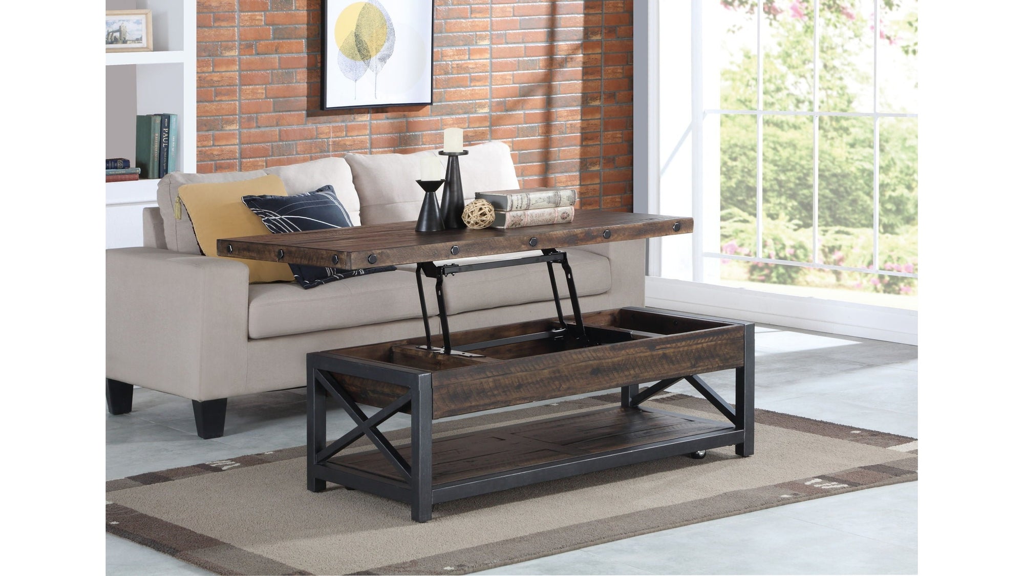 Carpenter - Rectangular Lift-Top Coffee Table