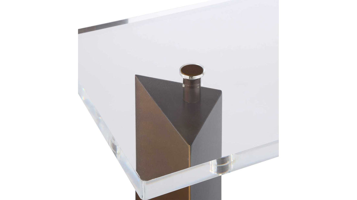 Mcelroy - Modern Side Table - Bronze