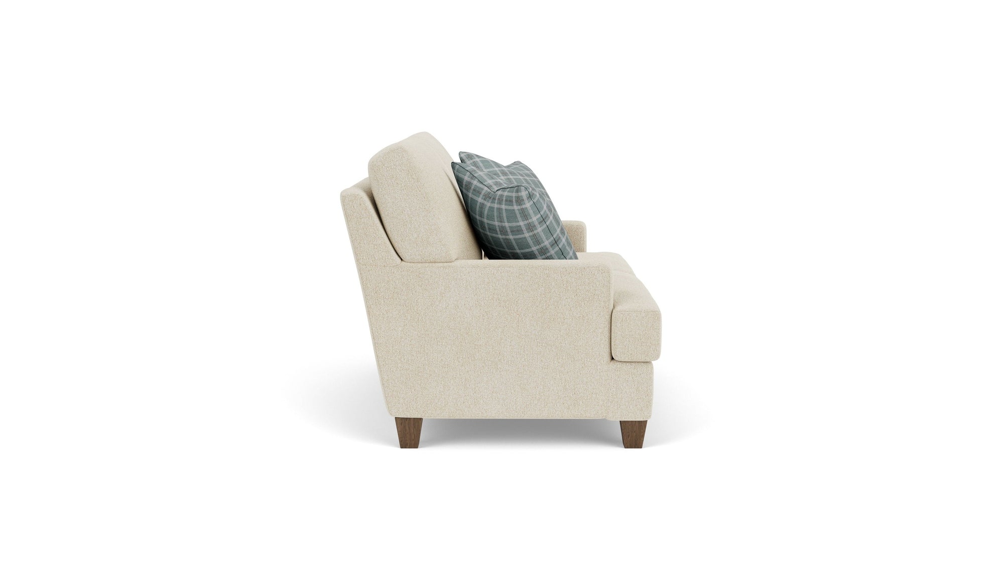 Moxy - Fabric Loveseat, T-Shaped Seat Cushion